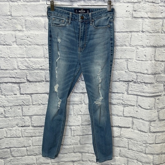 Hollister high-rise distressed jeans | size 1S - Picture 1 of 10